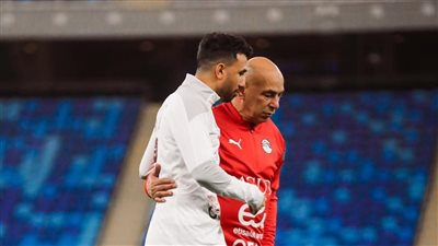 حضور حسام حسن وتريزيجيه مؤتمر صحفيا قبل مباراة مصر وكاب فيردي