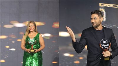 أحمد عز وليلى علوي يحصدان جوائز الأفضل في السينما بحفل دير جيست