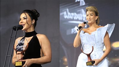 غادة عبد الرازق وماجي بوغصن تحصدان جائزة الأفضل في الدراما بحفل دير جيست