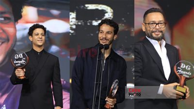 تكريم أحمد رزق وماجد المصري ونور النبوي وأحمد داش في حفل توزيع جوائز دير جيست