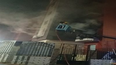 حريق في عقار سكني بكمبوند هرم سيتي بأكتوبر