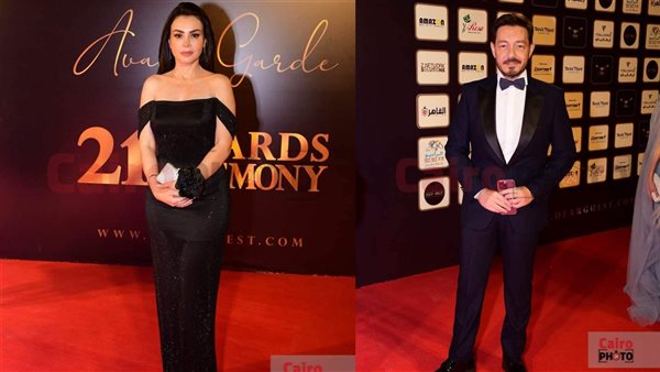 أحمد زاهر ودينا فؤاد