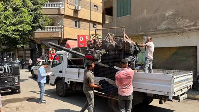 استجابة للمواطنين.. الجيزة تزيل 600 حالة إشغال للمحال التجارية بشوارع العمرانية| صور