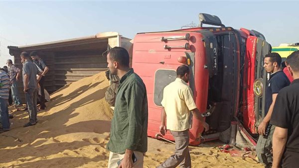 حادث تصادم طريق السويس