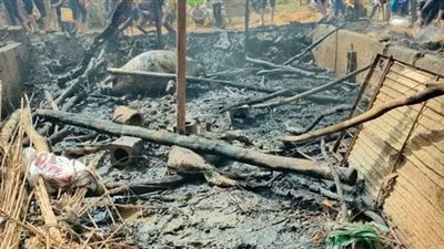 إصابة 6 أشخاص إثر نشوب حريق داخل حظيرة مواشٍ بالمنوفية | بث مباشر