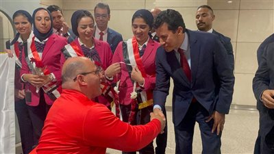 البعثة المصرية تصل القاهرة عقب مشاركتها في بارالمبياد باريس 2024
