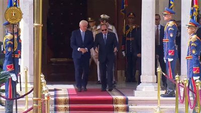 الرئيس السيسي يستقبل نظيره الألماني في قصر الاتحادية | بث مباشر