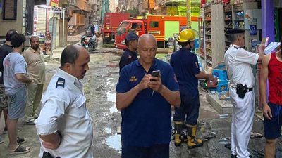 السيطرة على حريق في محل حلويات شهير بالمحلة