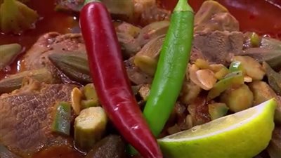 أكلة تشرفك| طريقة عمل طاجن بامية باللحمة الضاني.. شهية جدًا