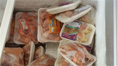 ضبط 565 كجم أسماك ودواجن غير صالحة للاستهلاك الآدمي بكفر الشيخ