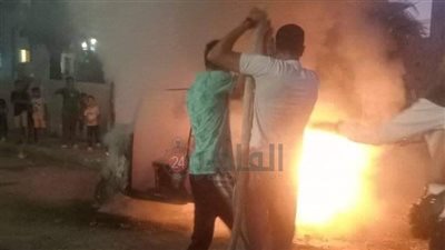 سائق توك توك يتهم آخر بحرق مركبته وإصابته بجروح في سوهاج