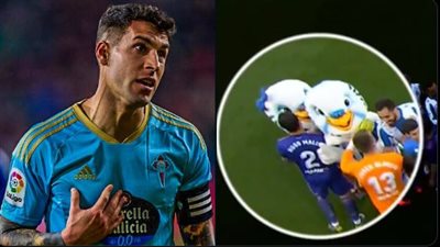 إدانة مدافع سيلتا فيجو السابق بالاعتداء الجنسي على تميمة إسبانيول وتغريمه 7000 يورو