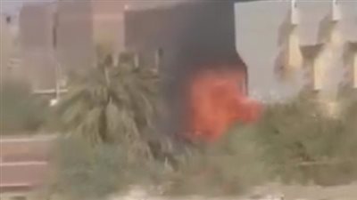 اندلاع حريق هائل في إدارة إسنا التعليمية ومحاولات من الحماية المدنية للسيطرة