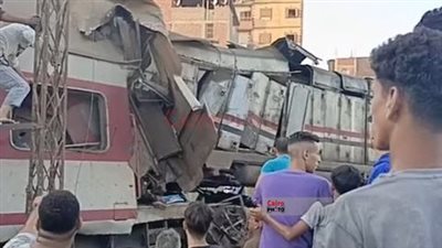 قطار مخزن وآخر اصطدم به.. المعاينة الأولية لحادث تصادم قطاري الشرقية تكشف مفاجأة |خاص