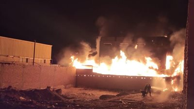 الأمن ينجح في السيطرة على انفجار 30 أسطوانة غاز داخل مصنع طوب بالجيزة