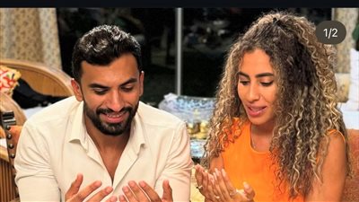 منة عدلي القيعي تحتفل بخطبتها على الممثل الشاب يوسف حشيش