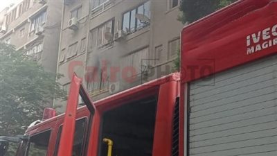 تفحم مغربية وليبية واختناق 5 أشخاص في حريق عقار بجوار معهد القلب