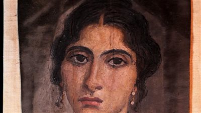 متحف آثار الغردقة يعلن عرض بورتريه ملون لسيدة من الفيوم