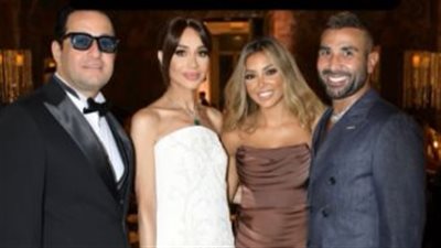 بحضور أحمد سعد وعلياء بسيوني.. بسمة وهبة تحتفل بزفاف نجلها في إيطاليا| صور