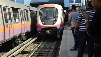 انتظام حركة المترو بعد إصلاح عطل فني بالخط الثاني