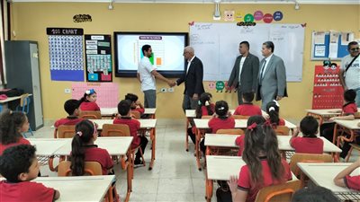 محافظ شمال سيناء يتفقد المدرسة اليابانية بالعريش 