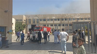 إصابة شخصين في حريق مصنع بوتاجازات بالشرقية| صور