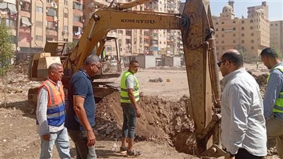 محافظ الجيزة يتابع بدء أعمال إنشاء مجمع مدارس الأقصى للتعليم الأساسي بالطالبية | صور