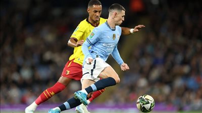 مانشستر سيتي يتأهل لـ دور ثمن النهائي في كأس الرابطة بعد الفوز على واتفورد