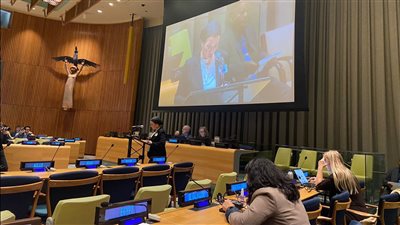 وزيرة البيئة تشارك في اجتماع التصدي للتهديدات الوجودية بشأن ارتفاع مستوى سطح البحر