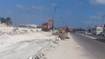 بدء أعمال تطوير كورنيش مطروح لتعزيز الوجهة السياحية للمحافظة| بث مباشر 