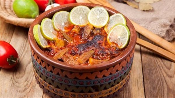 طريقة عمل طاجن البامية