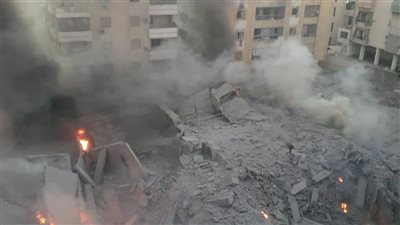 تقارير: 6 أبنية سويت بالأرض في الغارات على الضاحية الجنوبية لبيروت