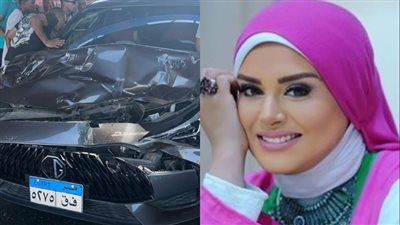 تعرض الإعلامية لمياء فهمي عبد الحميد لحادث سير وتهشم سيارتها