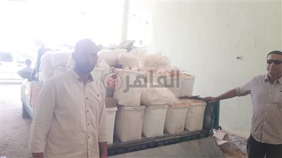 ضبط 2000 كيلو خامات لتصنيع الجبنة القديمة غير صالحة للاستهلاك الآدمي بالفيوم