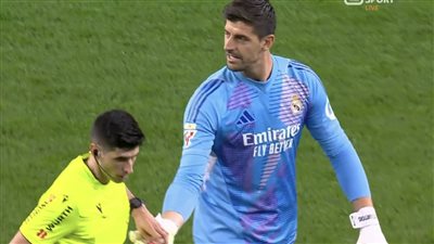 لن يلحق بالكلاسيكو.. ريال مدريد يعلن إصابة تيبو كورتوا قبل لقاء برشلونة