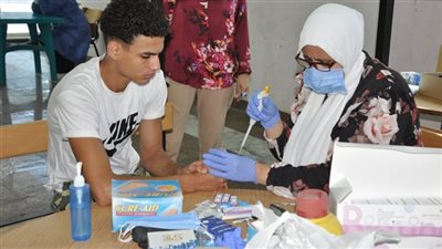 جامعة حلوان: إتمام الكشف الطبي على 20 ألف طالب مستجد بمختلف الكليات