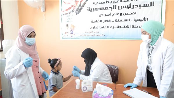 جانب من الحملات الطبية