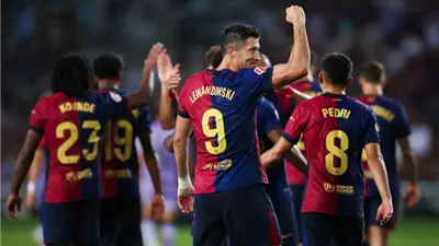 ليفاندوفسكي يقود تشكيل برشلونة أمام ديبورتيفو الأفيس في الدوري الإسباني