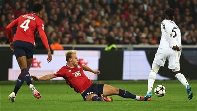 نتيجة مباراة ريال مدريد وليل بدوري أبطال أوروبا.. تأخر الملكي في الشوط الأول