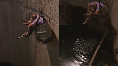 أول تعليق من منقذ كلب حلوان: البير موجود من سنوات ومات فيه 8 أشخاص 