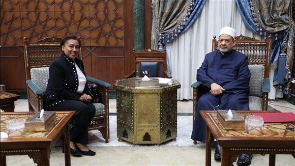 شيخ الأزهر وسفيرة