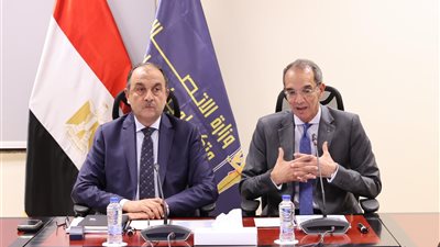 وزيرا قطاع الأعمال والاتصالات يتابعان مستجدات مشروع برنامج تخطيط موارد المؤسسات ERP