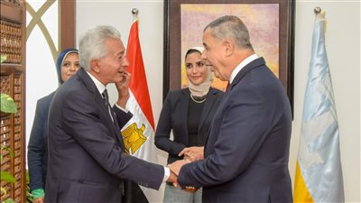 محافظ الإسكندرية يستقبل سفير إيطاليا بالقاهرة لبحث سبل التعاون والعلاقات بين الجانبين