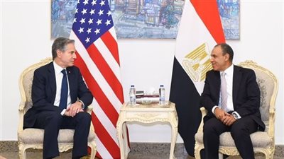 وزير الخارجية يبحث مع نظيره الأمريكي تطورات الوضع في لبنان