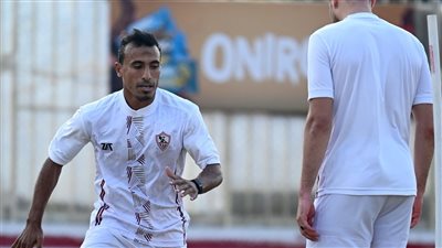 محمد عبد الشافي يواصل التأهيل في مران الزمالك 