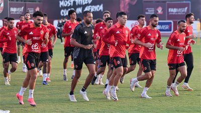 الأهلي راحة من التدريبات الجماعية قبل مباراة طلائع الجيش 