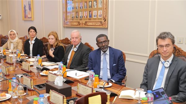 وزير العدل خلال الاجتماع