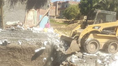 إزالة 85 حالة تعد على الأرض الزراعية بالمنيا