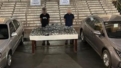 القبض على عنصرين إجراميين بحوزتهما 100 كجم حشيش بالإسماعيلية