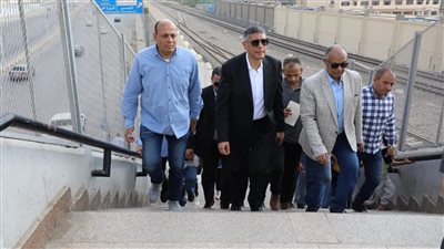 محافظ الجيزة يتابع المخططات المرورية بمحيط قطارات بشتيل 